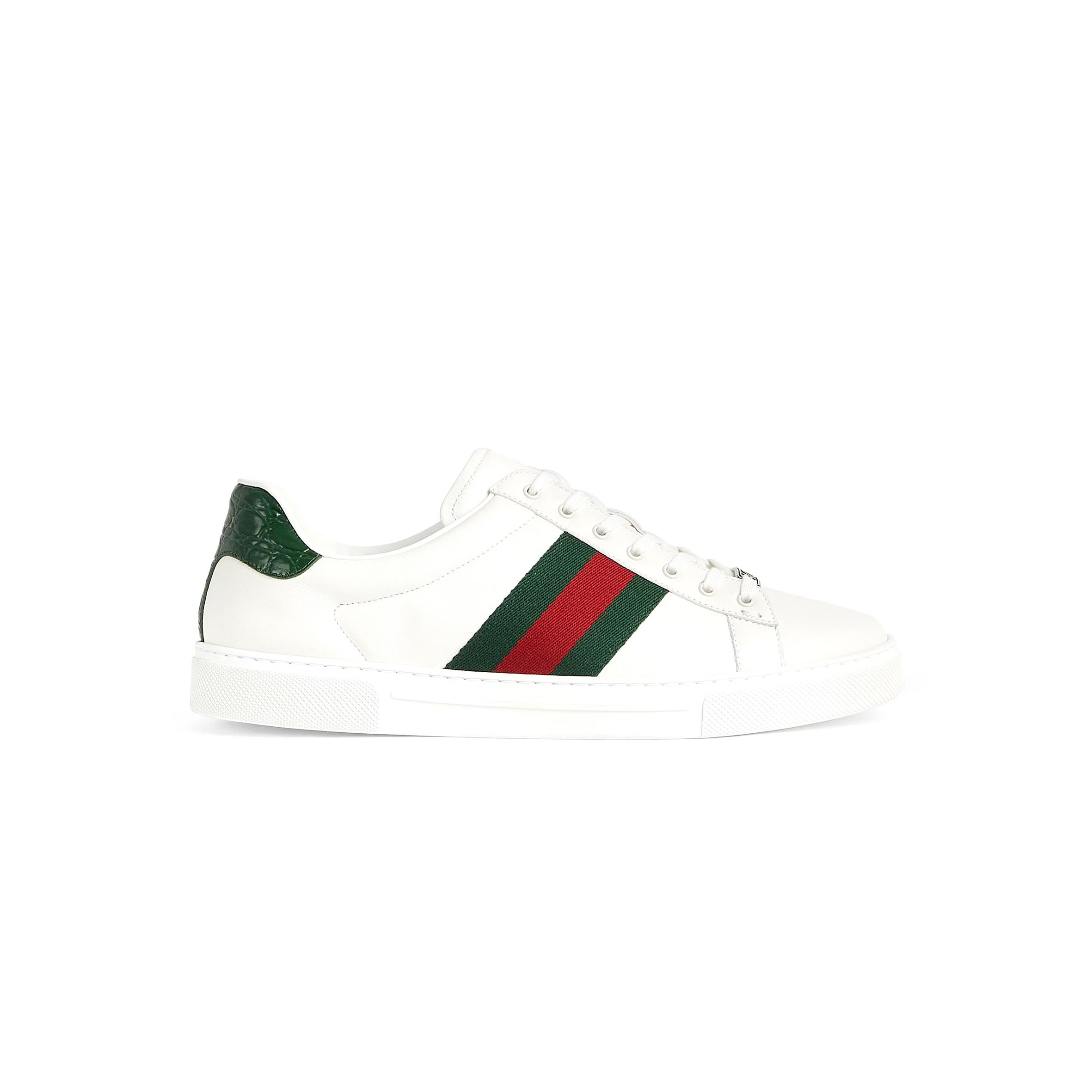 GUCCI MEN'S GUCCI ACE SNEAKER WITH WEB ‎757892 AACAG 9055
